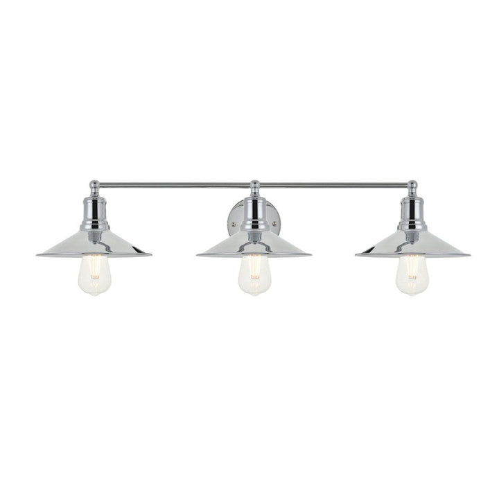 Elegant Etude LD4033W33C Bath Vanity Light 34 in. wide - Chrome