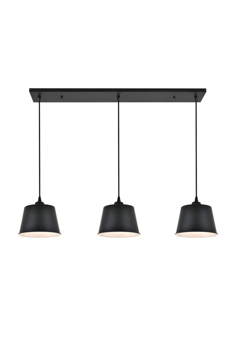 Elegant Nota LD4057D40BK Pendant Light - Black