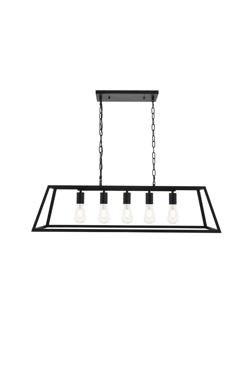 Elegant Resolute LD4061D38BK Pendant Light - Black