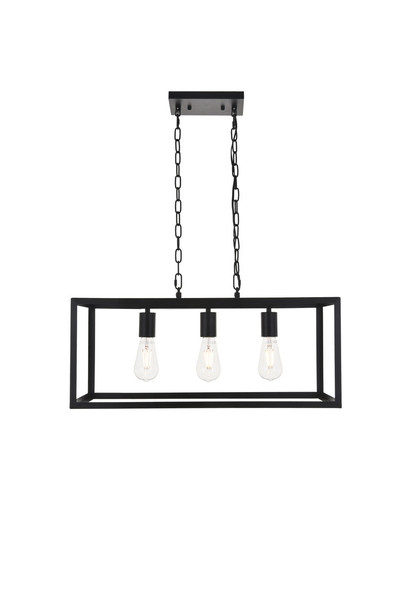 Elegant Resolute LD4063D25BK Pendant Light - Black