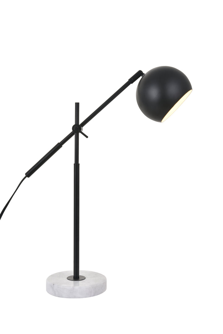 Elegant Lighting LD4069T20BK  Aperture Lamp Black And White