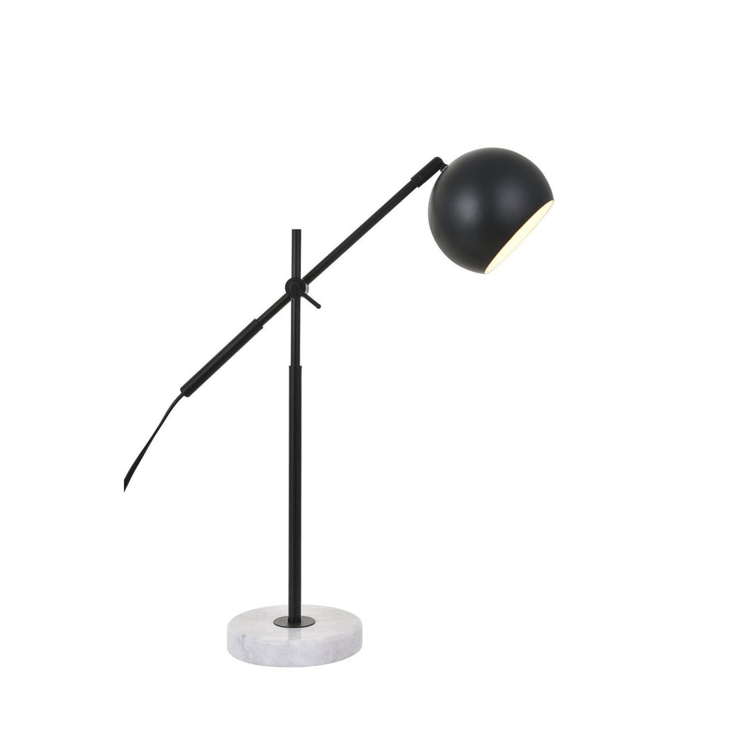 Elegant Lighting LD4069T20BK  Aperture Lamp Black And White