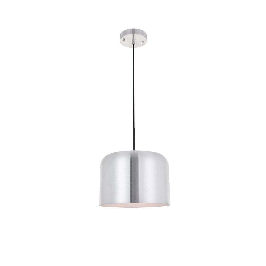 Elegant Etude LD4071D11BN Pendant Light - Brushed Nickel And Black