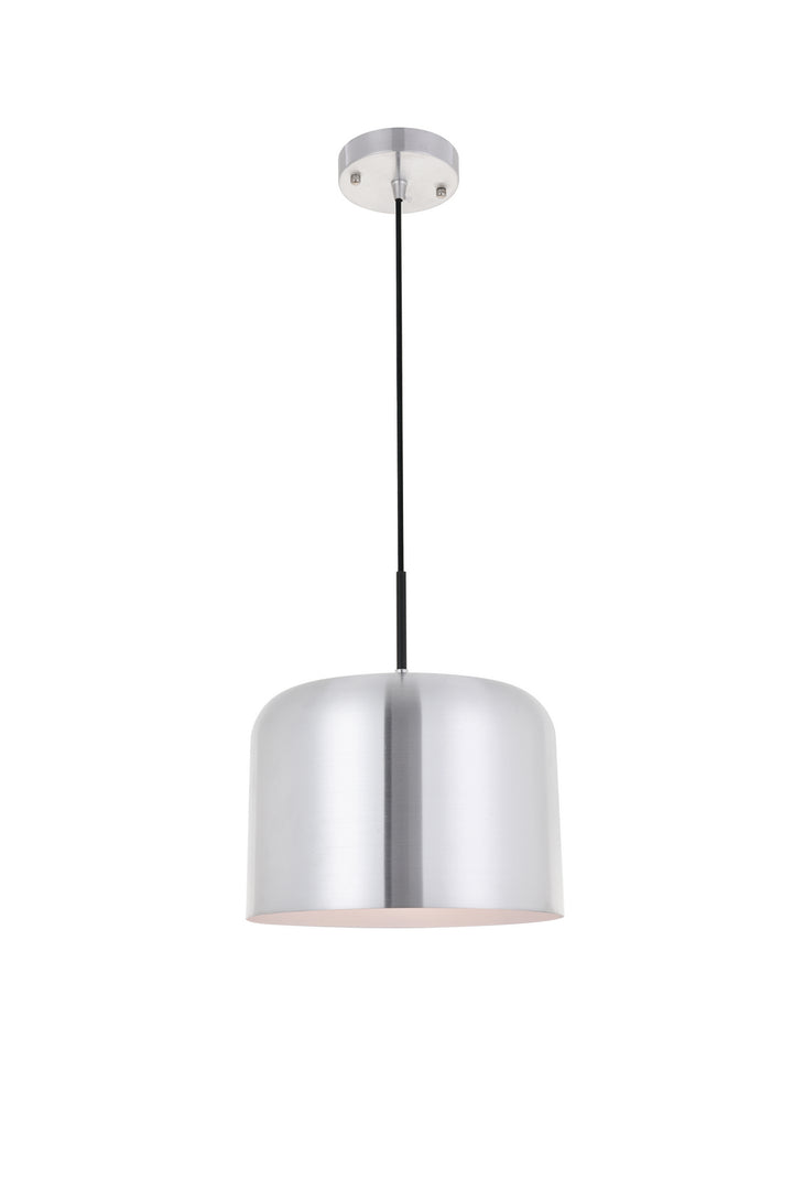 Elegant Etude LD4071D11BN Pendant Light - Brushed Nickel And Black