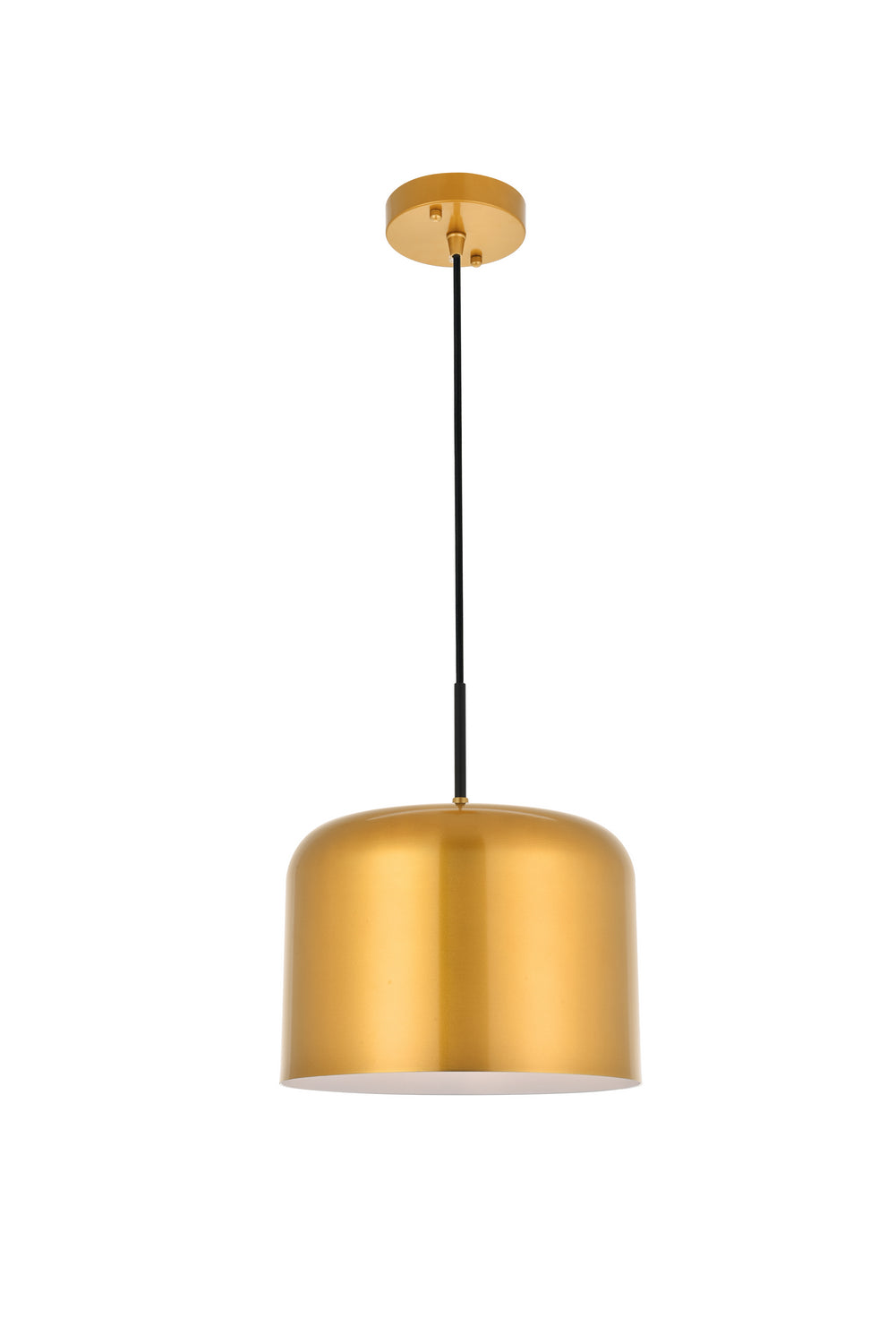 Elegant Etude LD4071D11SG Pendant Light - Satin Gold And Black