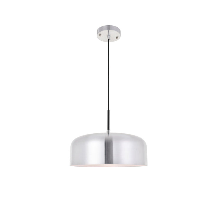 Elegant Etude LD4072D14BN Pendant Light - Brushed Nickel And Black