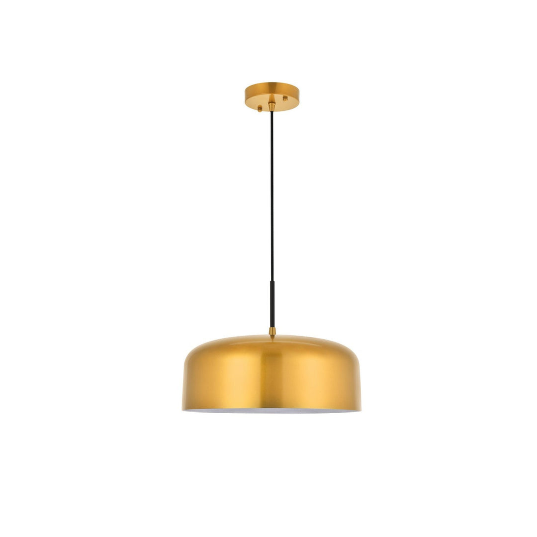 Elegant Etude LD4072D14SG Pendant Light - Satin Gold And Black