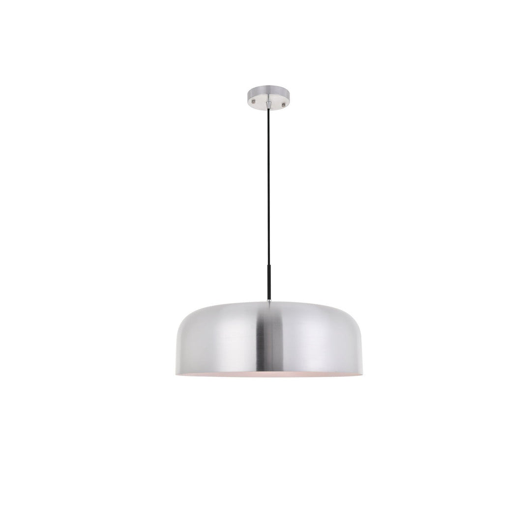 Elegant Etude LD4073D19BN Pendant Light - Brushed Nickel And Black