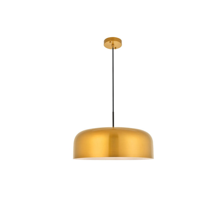 Elegant Etude LD4073D19SG Pendant Light - Satin Gold And Black