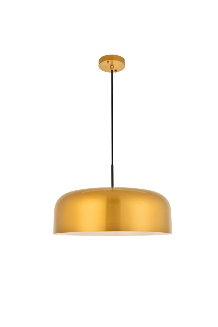 Elegant Etude LD4073D19SG Pendant Light - Satin Gold And Black