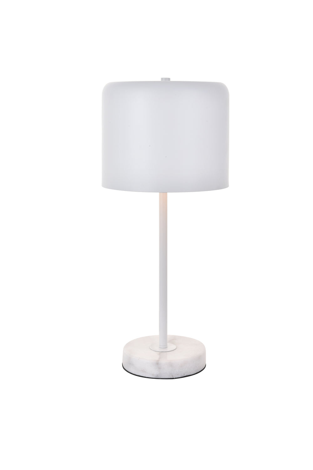 Elegant Lighting LD4075T10WH  Exemplar Lamp White