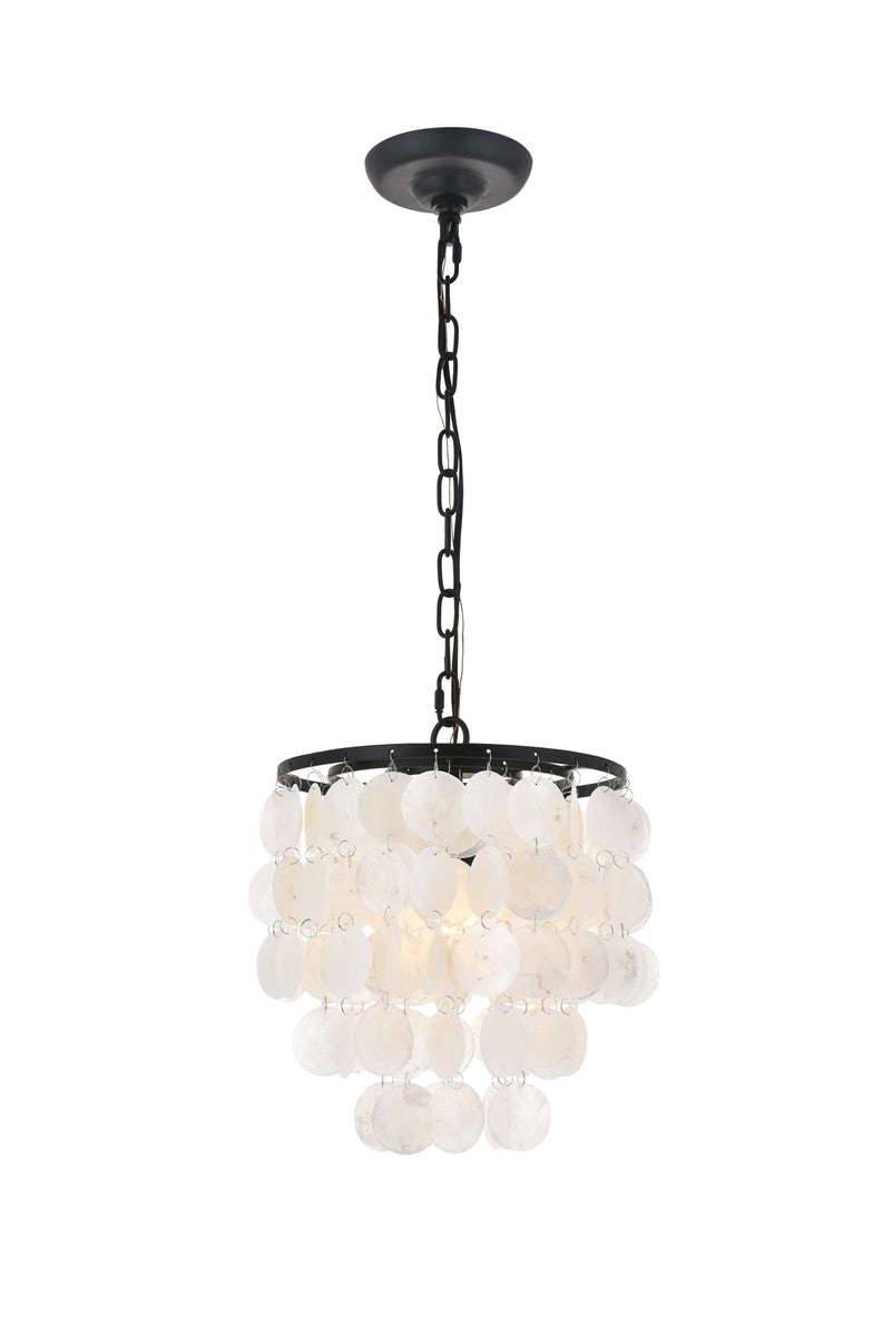 Elegant Selene LD5050D10BK Pendant Light - Black And White