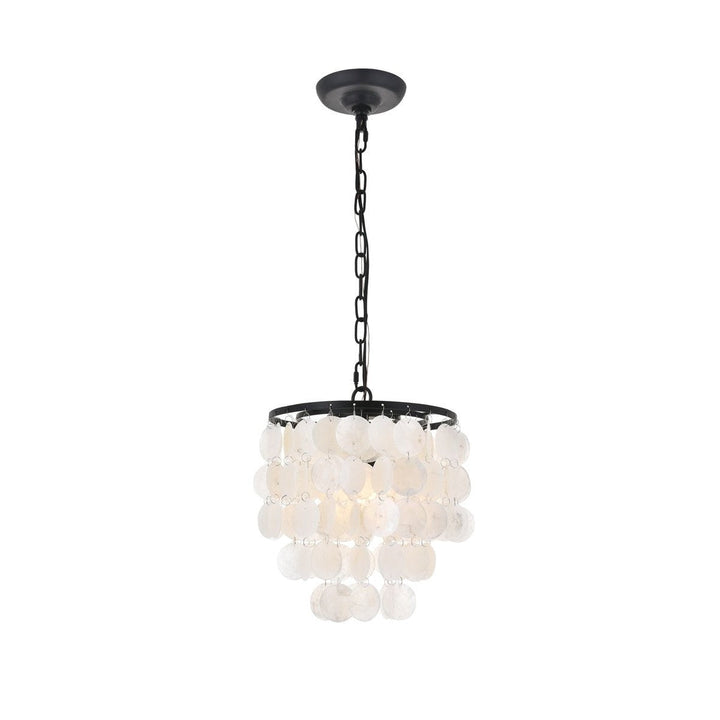 Elegant Selene LD5050D10BK Pendant Light - Black And White