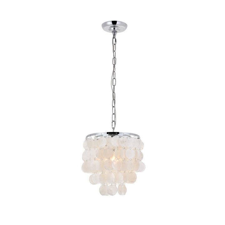 Elegant Selene LD5050D10C Pendant Light - Chrome And White