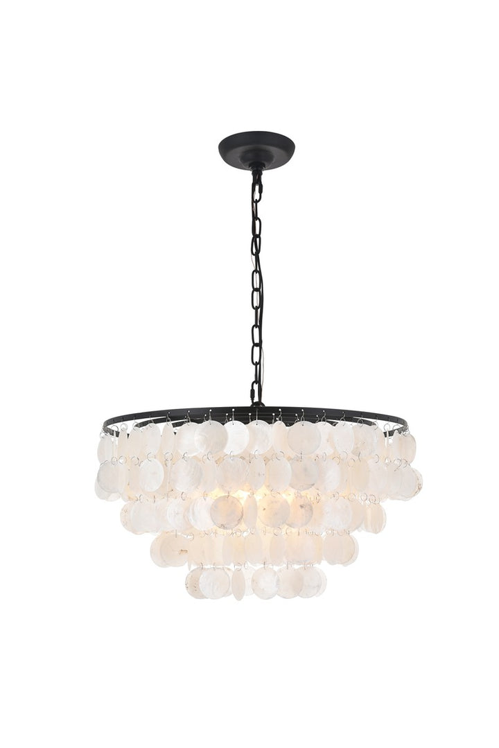 Elegant Selene LD5050D20BK Pendant Light - Black And White