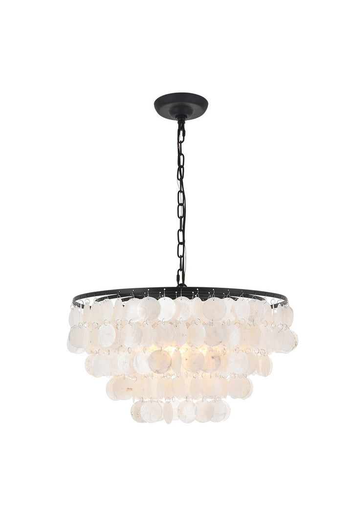 Elegant Selene LD5050D20BK Pendant Light - Black And White