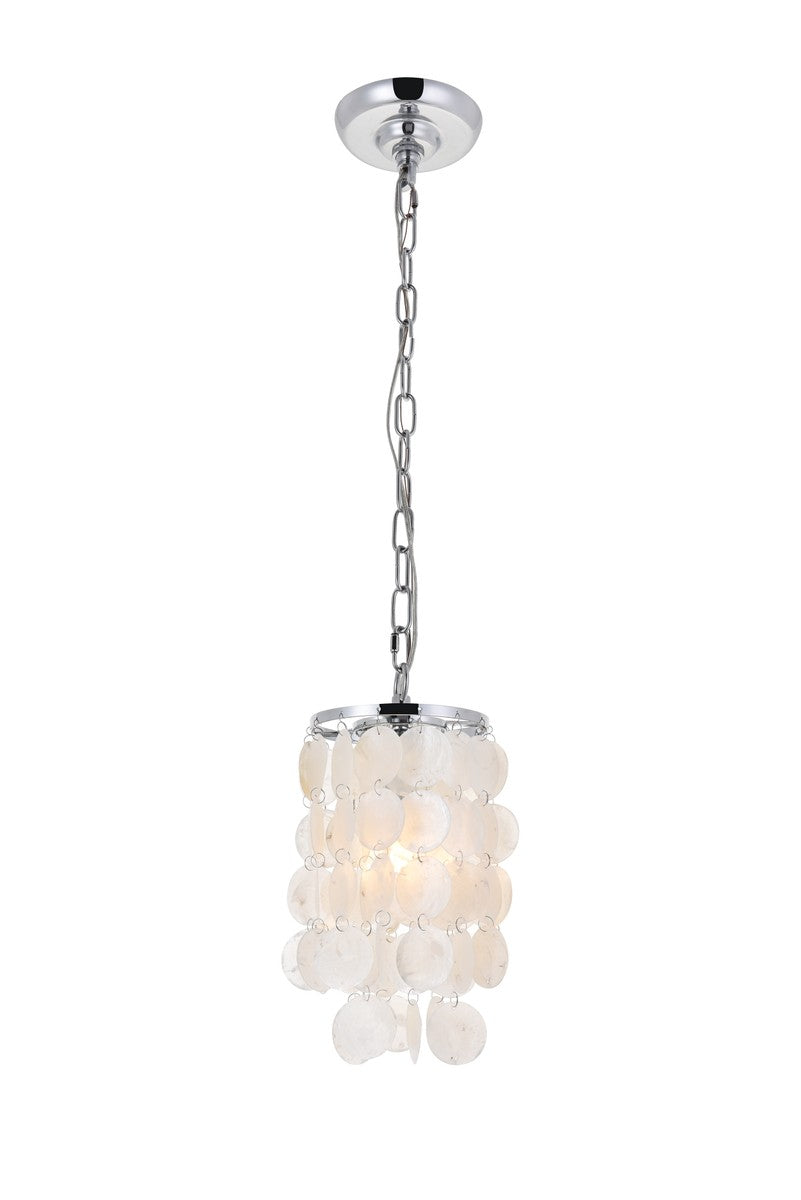 Elegant Selene LD5050D6C Pendant Light - Chrome And White