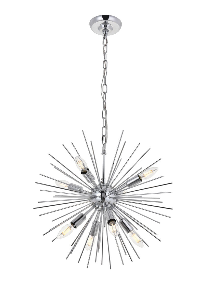 Elegant Timber LD5051D20C Pendant Light - Chrome