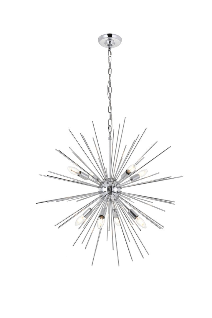 Elegant Timber LD5051D30C Pendant Light - Chrome