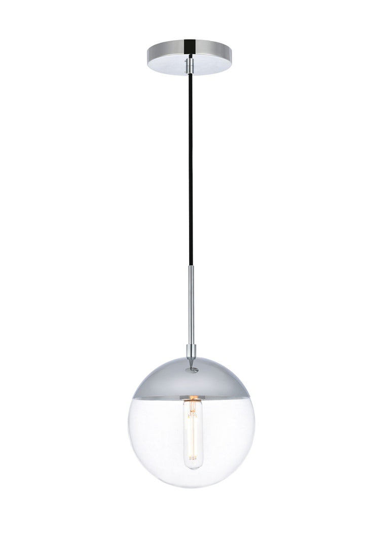 Elegant Eclipse LD6029C Pendant Light - Chrome And Clear