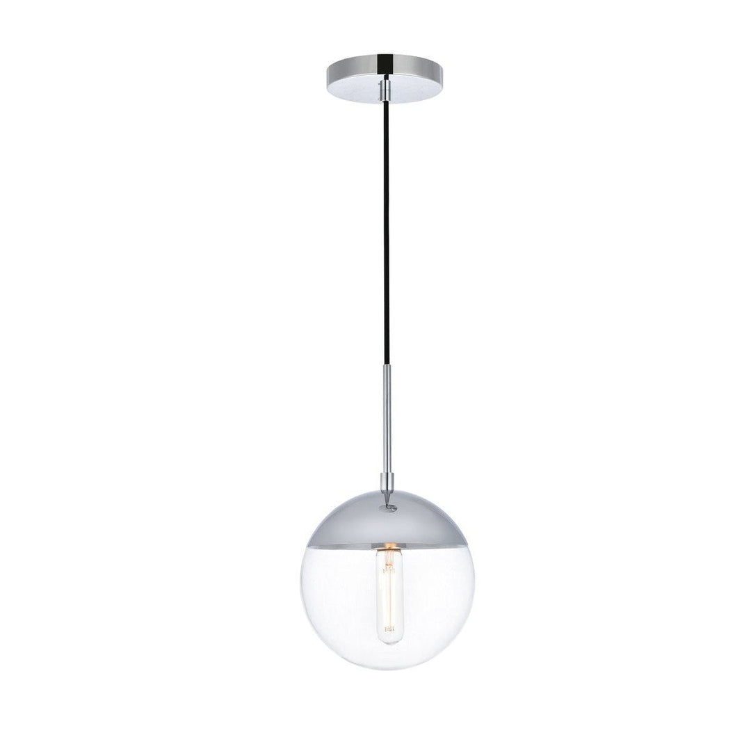 Elegant Eclipse LD6029C Pendant Light - Chrome And Clear