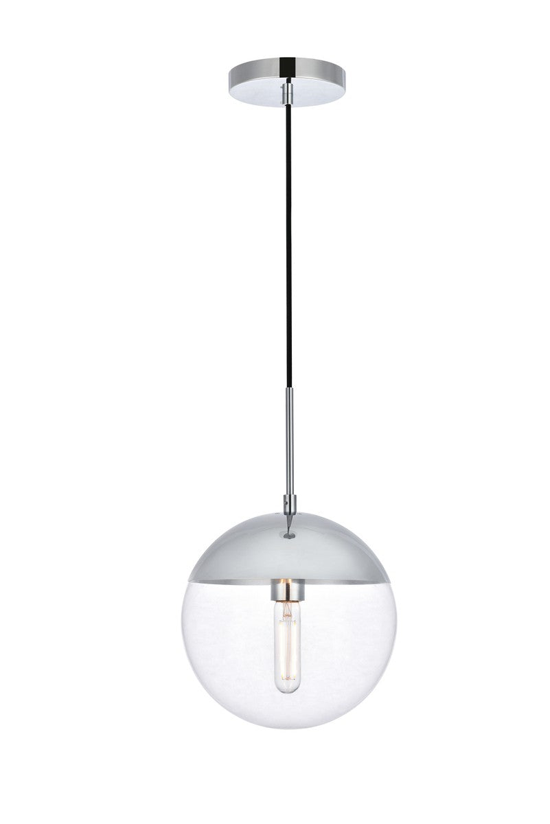 Elegant Eclipse LD6035C Pendant Light - Chrome And Clear