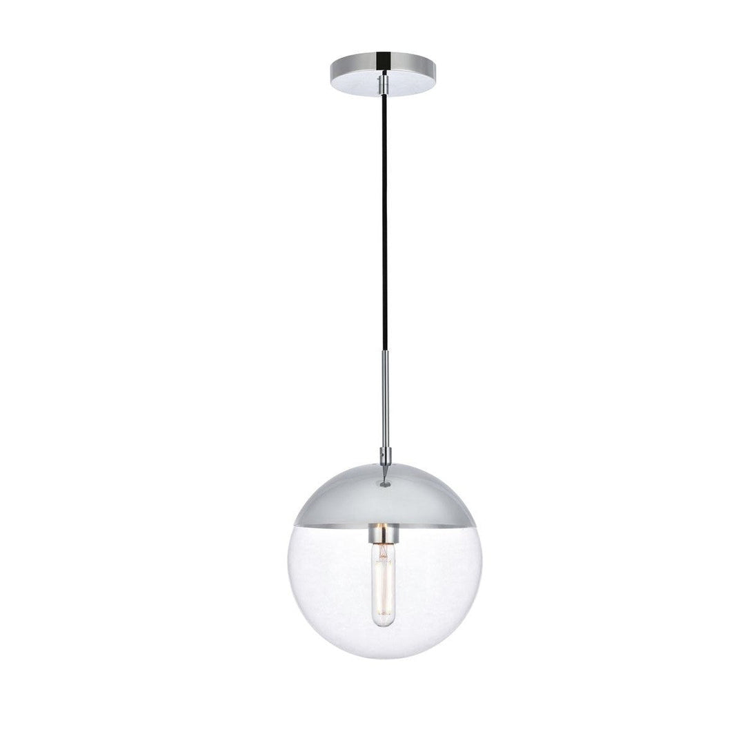 Elegant Eclipse LD6035C Pendant Light - Chrome And Clear