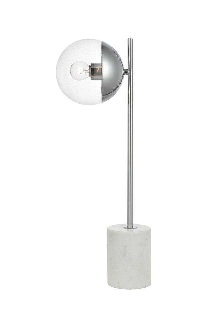 Elegant Lighting LD6107C  Eclipse Lamp Chrome And Clear