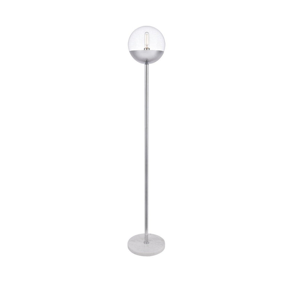 Elegant Lighting LD6149C  Eclipse Lamp Chrome And Clear