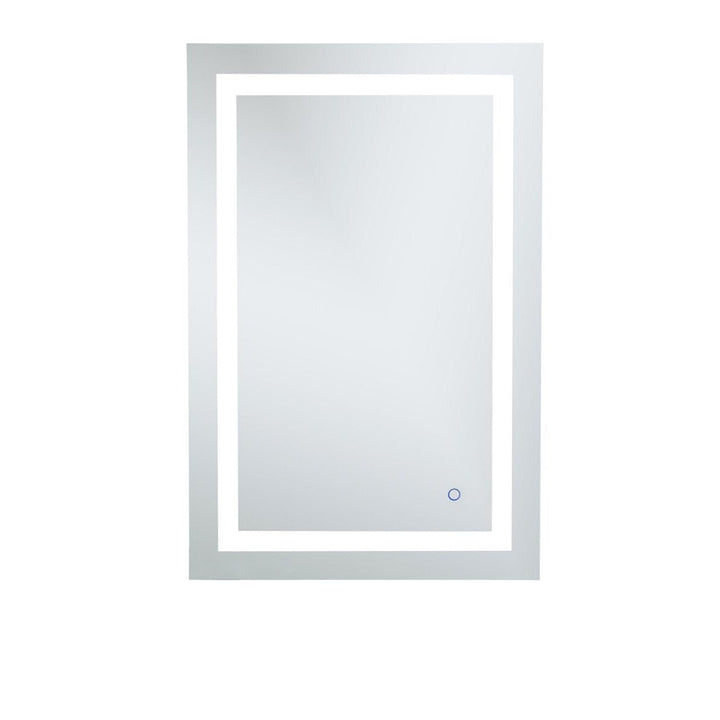 Elegant Lighting MRE12436  Helios Mirror Silver