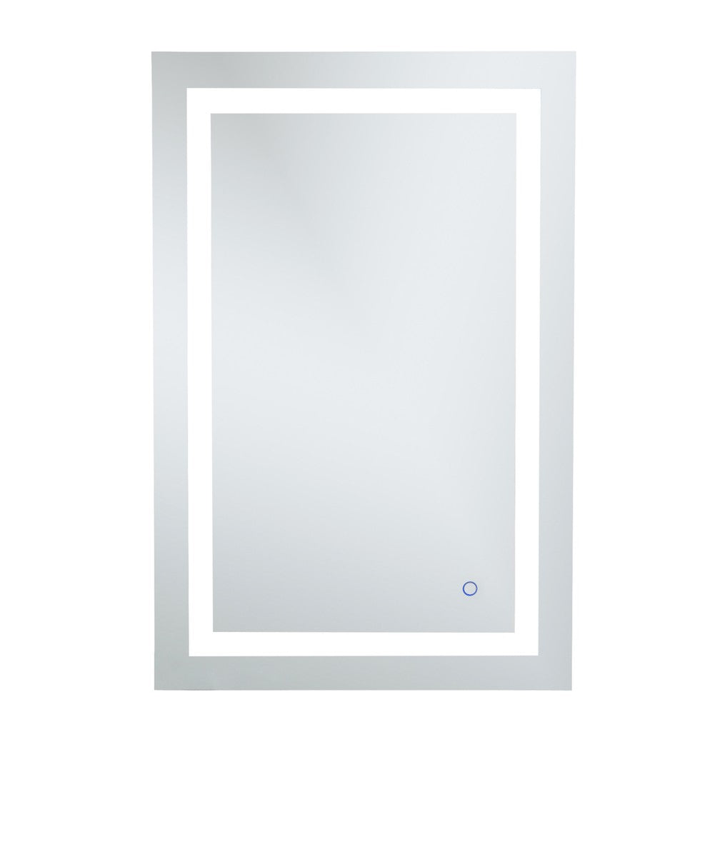 Elegant Lighting MRE12436  Helios Mirror Silver