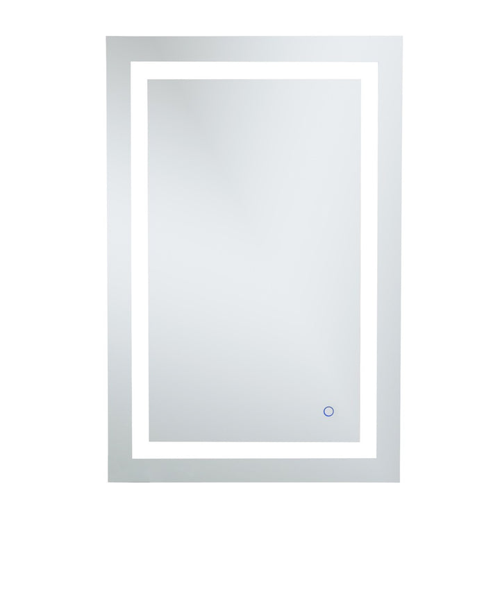 Elegant Lighting MRE12436  Helios Mirror Silver