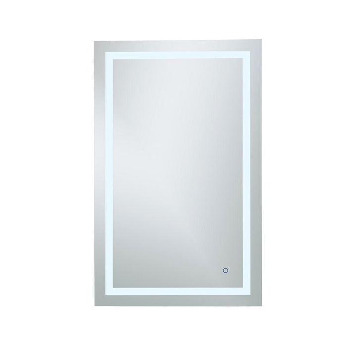 Elegant Lighting MRE13048  Helios Mirror Silver