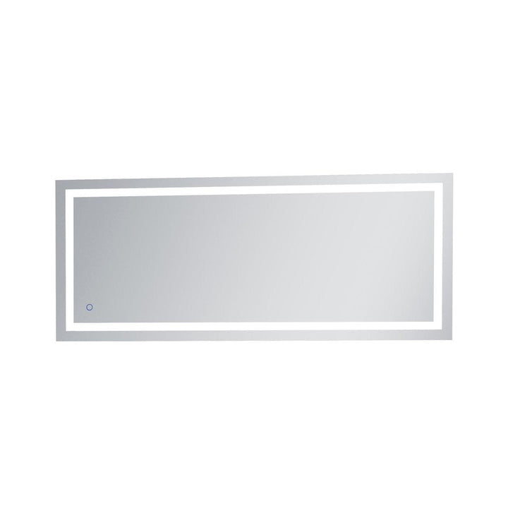 Elegant Lighting MRE13072  Helios Mirror Silver