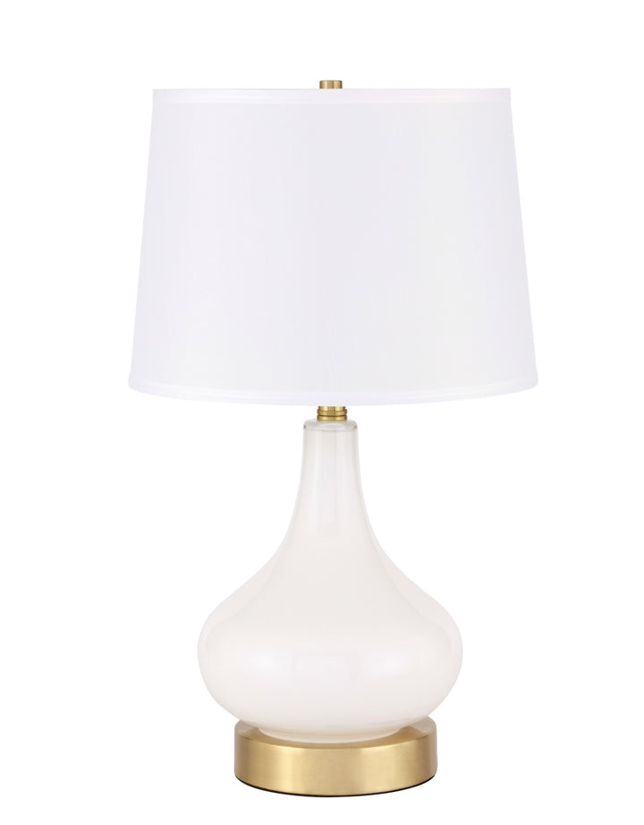 Elegant Lighting TL3035BR Alix One Light Table Lamp Lamp Brass