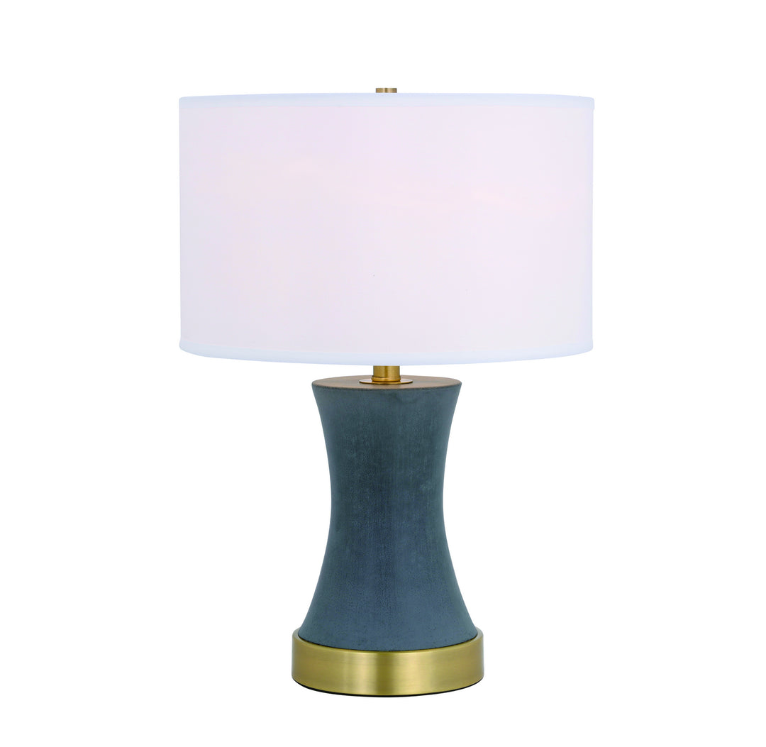 Elegant Lighting TL3036BR Knox Lamp Brushed Brass And Grey