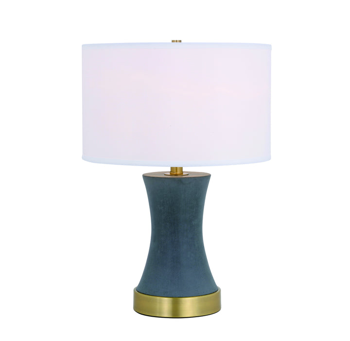 Elegant Lighting TL3036BR Knox Lamp Brushed Brass And Grey