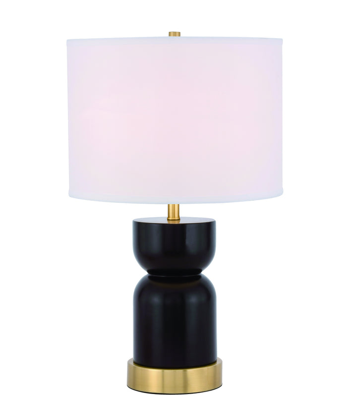 Elegant Lighting TL3040BR Jericho One Light Table Lamp Lamp Brass