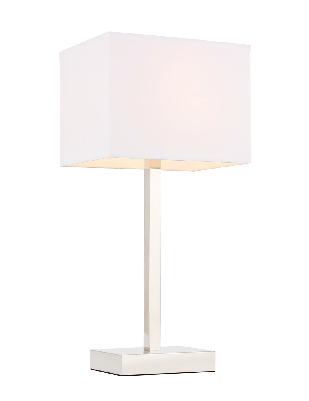 Elegant Lighting TL3042PN Katherina One Light Table Lamp Lamp Polished Nickel