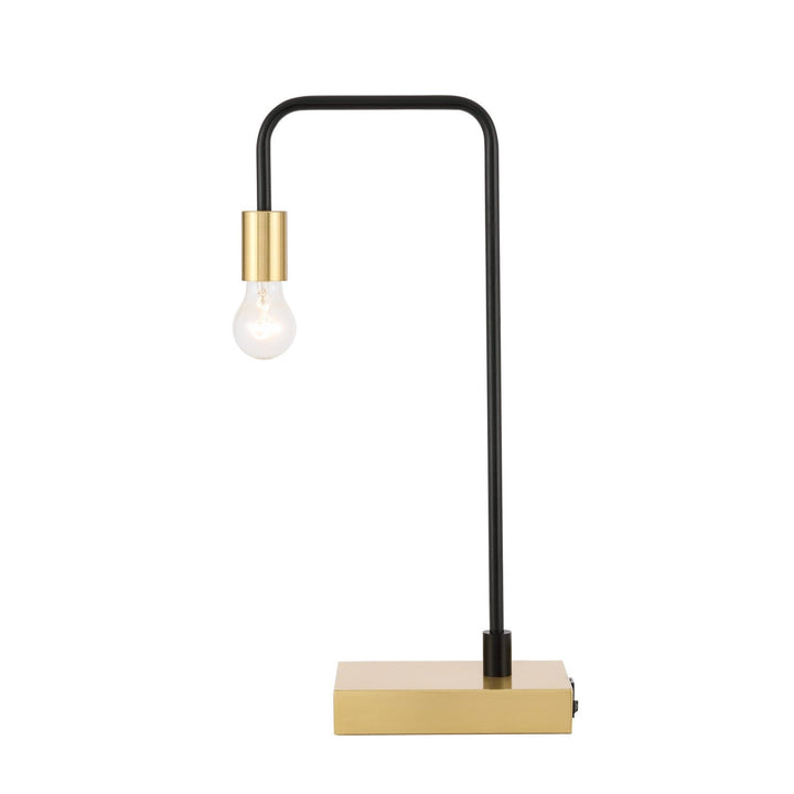 Elegant Lighting TL3048BK  Marceline Lamp Black