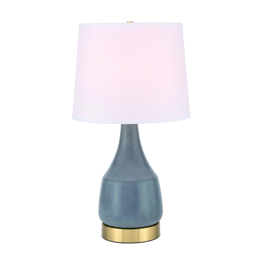 Elegant Lighting TL3052GR Reverie One Light Table Lamp Lamp Brass