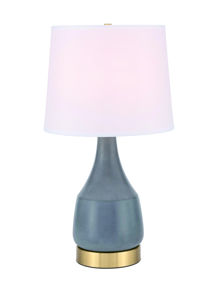 Elegant Lighting TL3052GR Reverie One Light Table Lamp Lamp Brass