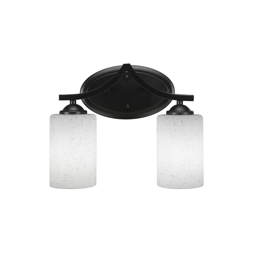 Toltec Zilo 552-mb-310 Bath Vanity Light 14 in. wide - Matte Black