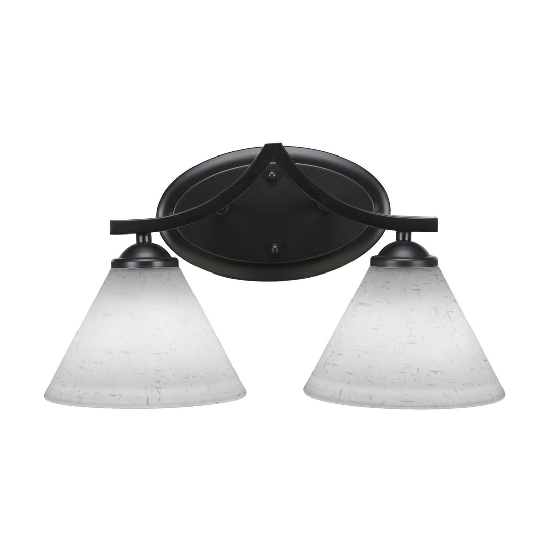 Toltec Zilo 552-mb-312 Bath Vanity Light 15 in. wide - Matte Black