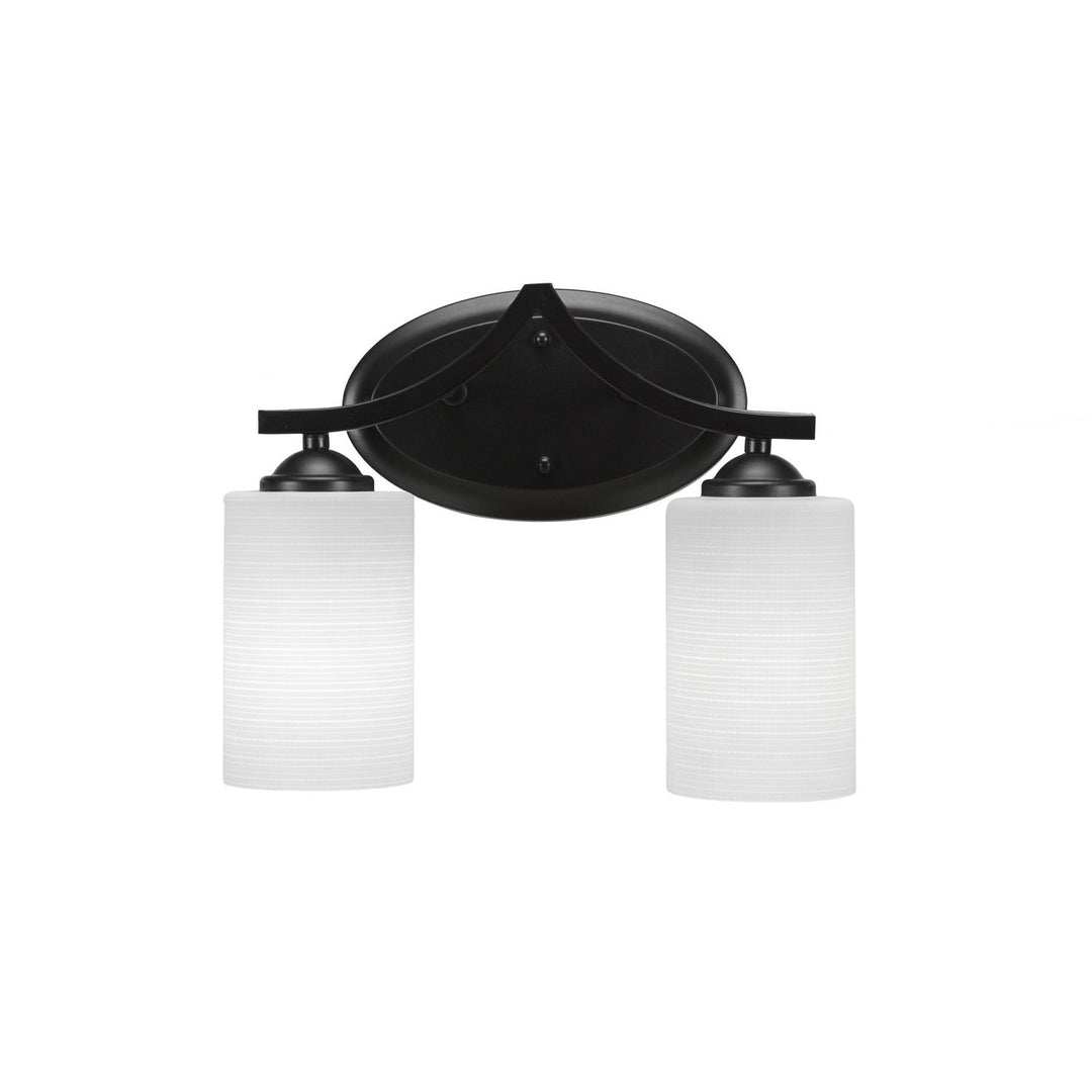 Toltec Zilo 552-mb-4061 Bath Vanity Light 16 in. wide - Matte Black