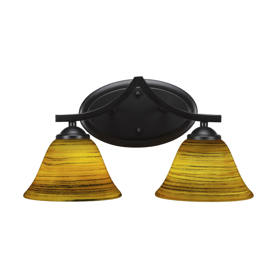 Toltec Zilo 552-mb-454 Bath Vanity Light 15 in. wide - Matte Black