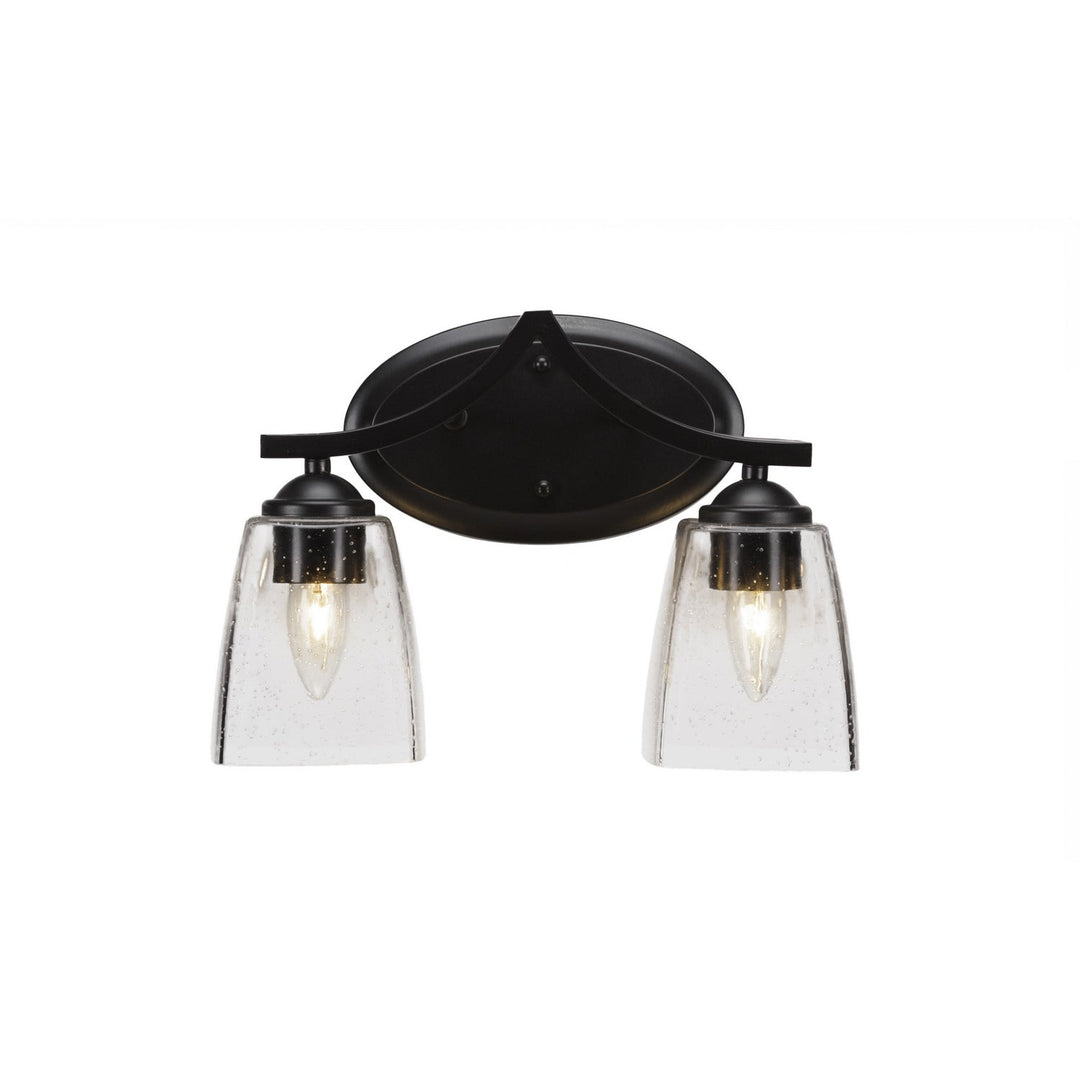 Toltec Zilo 552-mb-460 Bath Vanity Light 14 in. wide - Matte Black