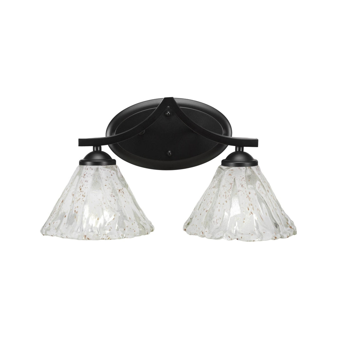 Toltec Zilo 552-mb-7195 Bath Vanity Light 17 in. wide - Matte Black