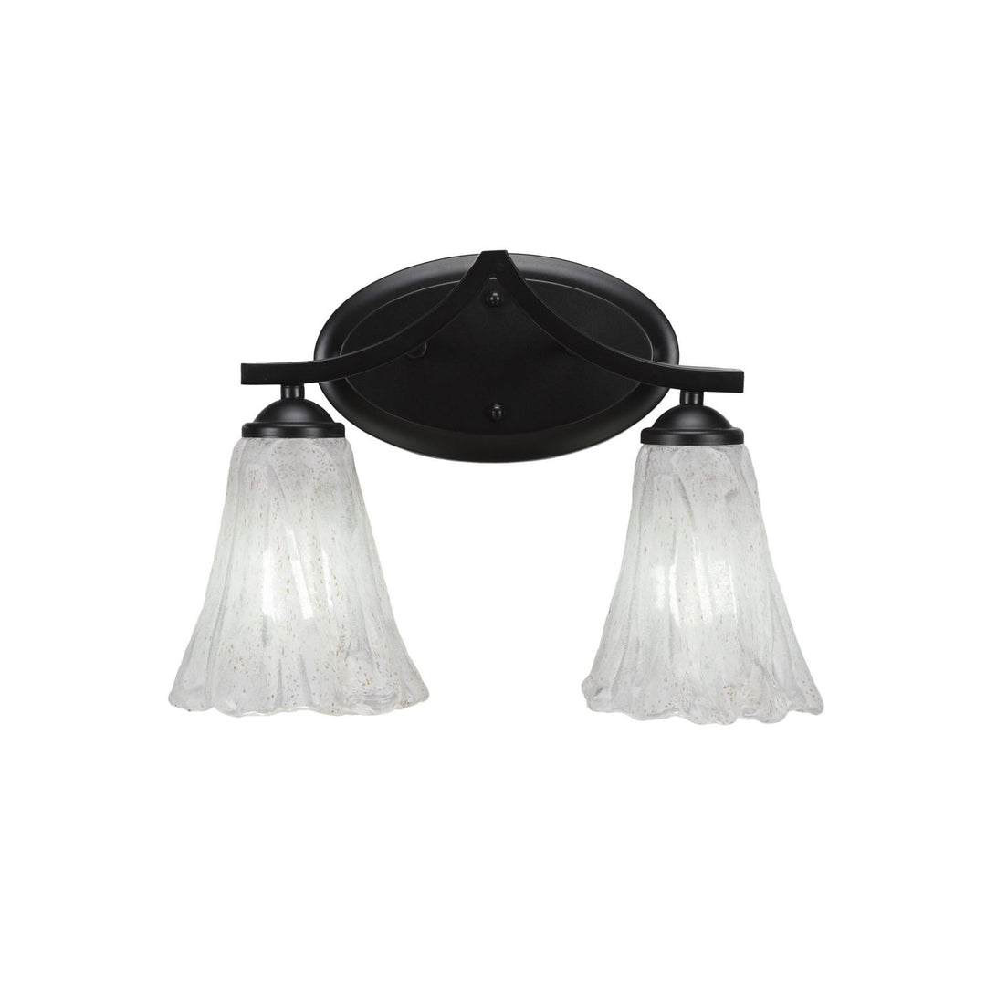 Toltec Zilo 552-mb-729 Bath Vanity Light 16 in. wide - Matte Black