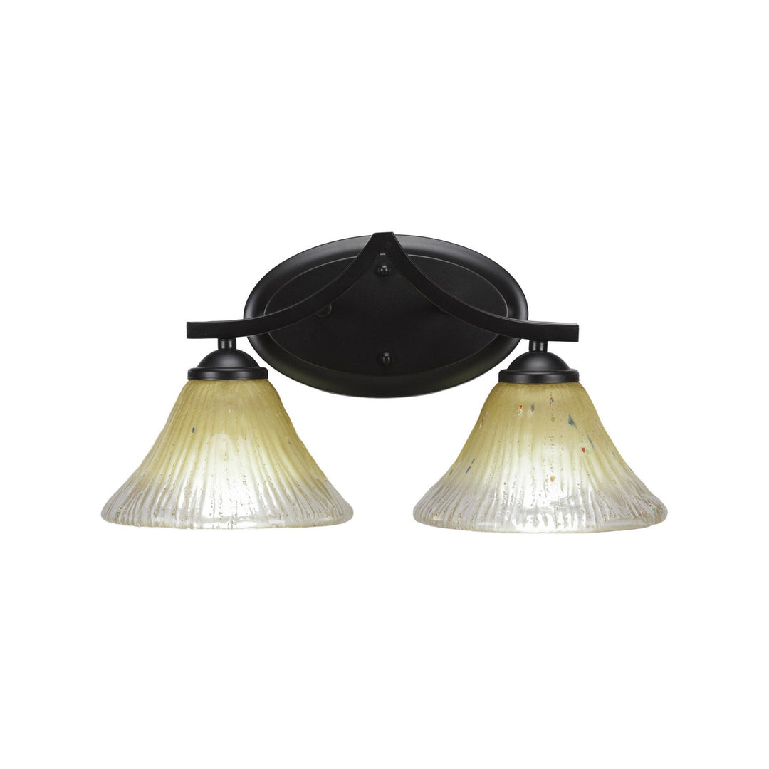 Toltec Zilo 552-mb-750 Bath Vanity Light 16 in. wide - Matte Black